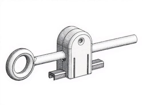 Step 2: Release bolts by pushing quick-release buttons outwards